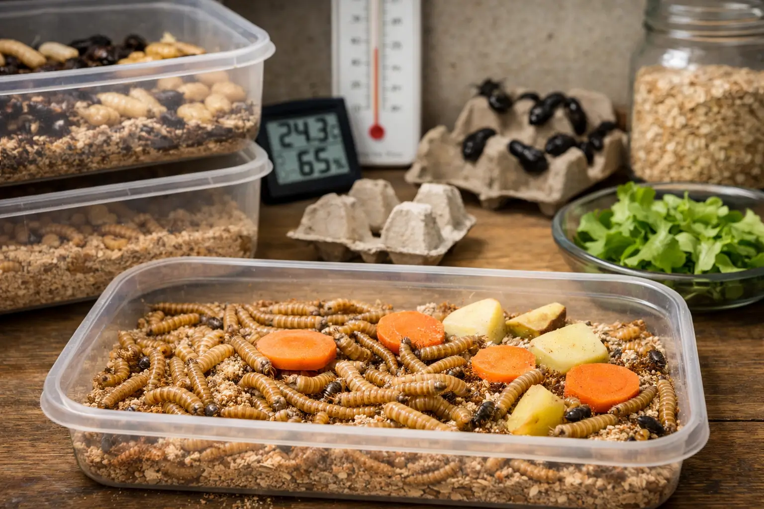 📘 Mehlwurmzucht für Anfänger – Der komplette Leitfaden