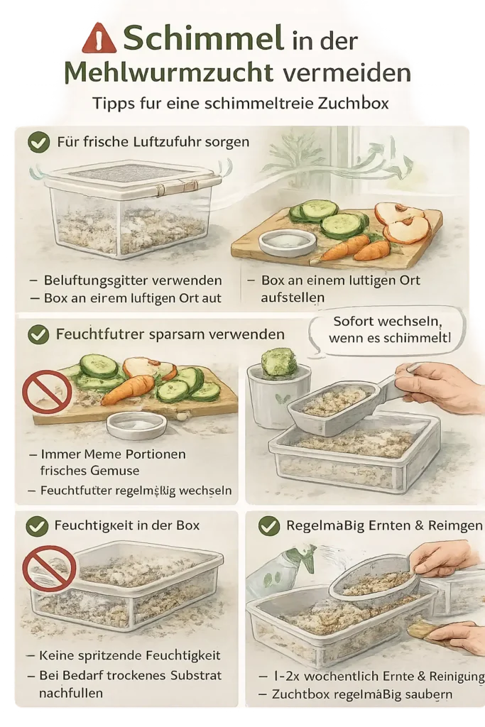 schimmel-mehlwurmzucht